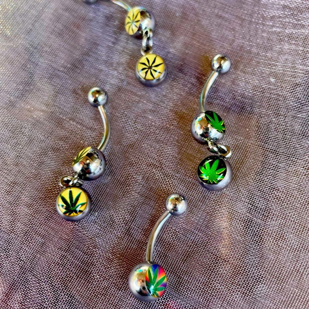 Belly Button rings! Sold as a set of 4.